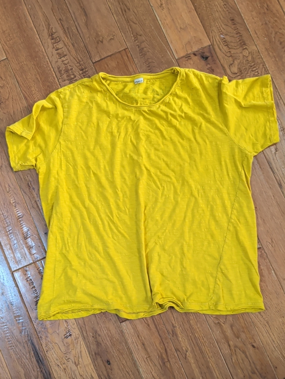 Magnolia Pearl Love Supply Co Mistard Yellow Short Sleeve Tee